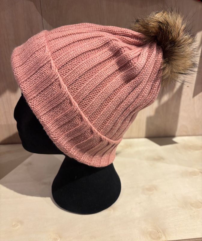 Two hats with pompom