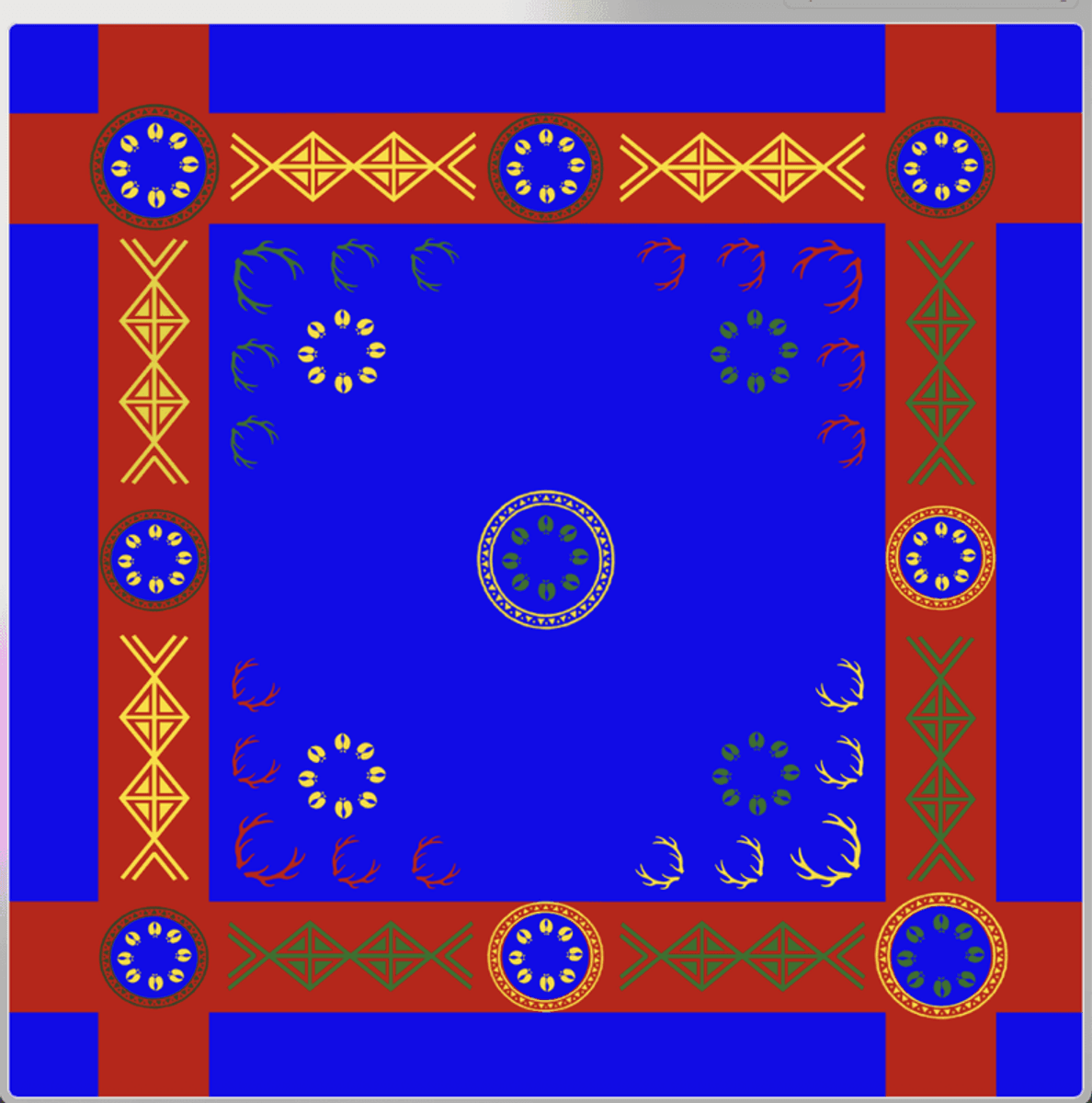 Lifjellbovre sjal + sjal-ring