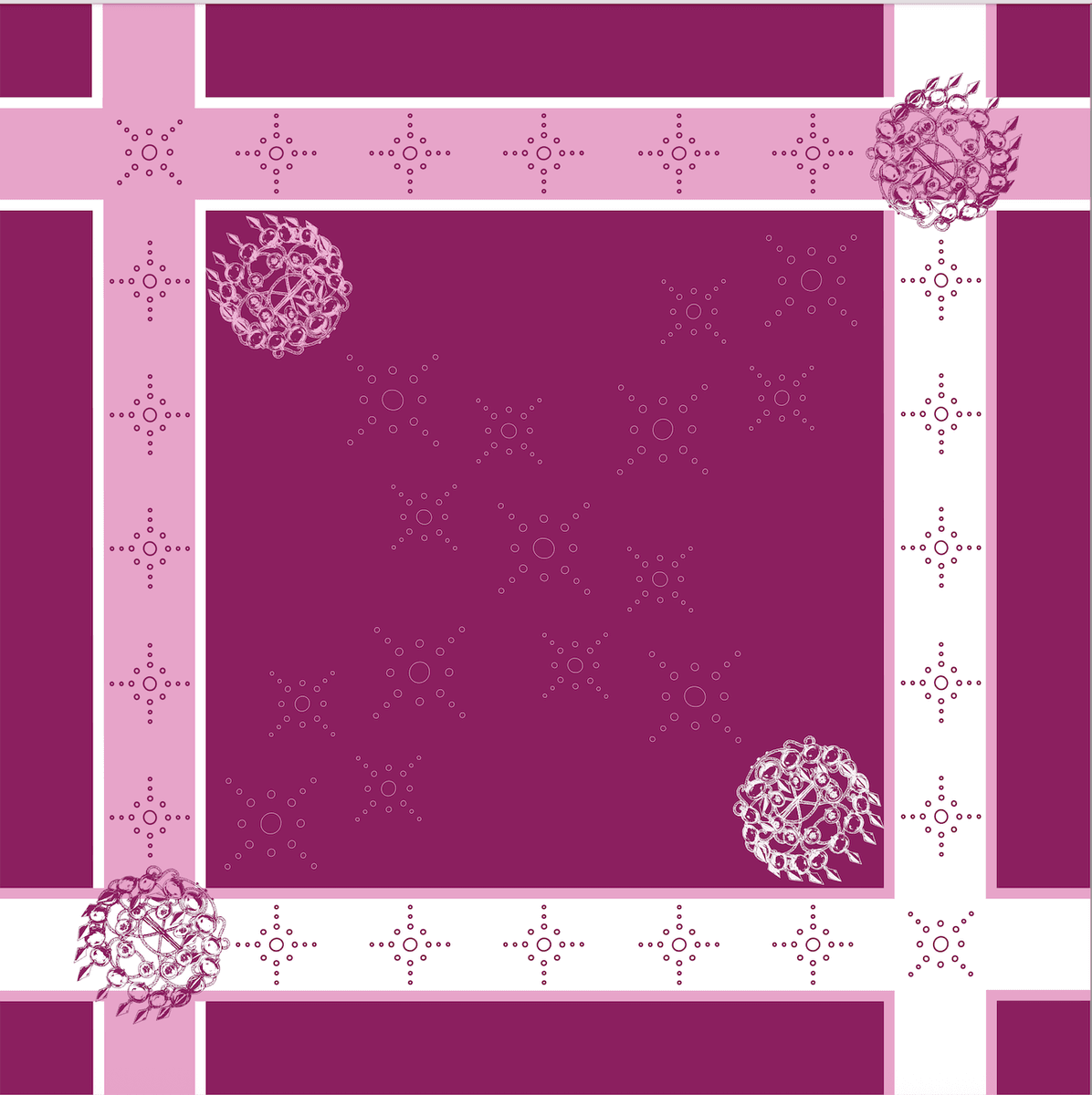 Abantis pink risku shawl